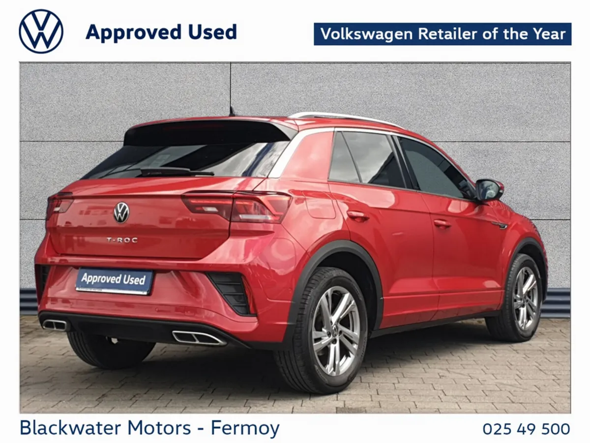 Volkswagen T-Roc SUV, Petrol, 2024, Red
