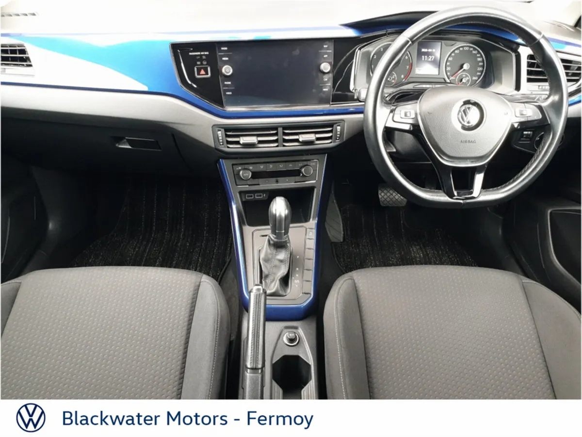 Volkswagen Polo Hatchback, Petrol, 2019, Blue