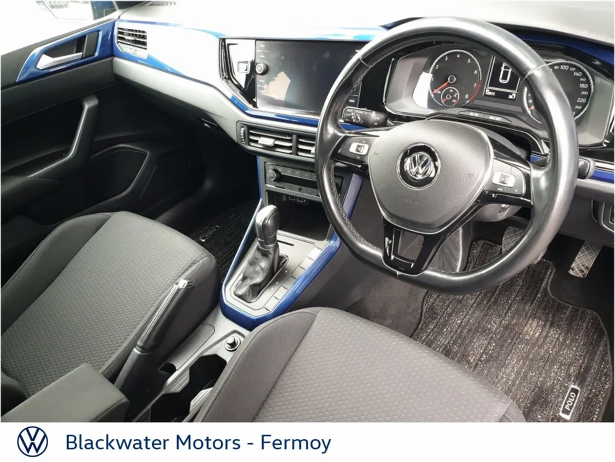 Volkswagen Polo Hatchback, Petrol, 2019, Blue