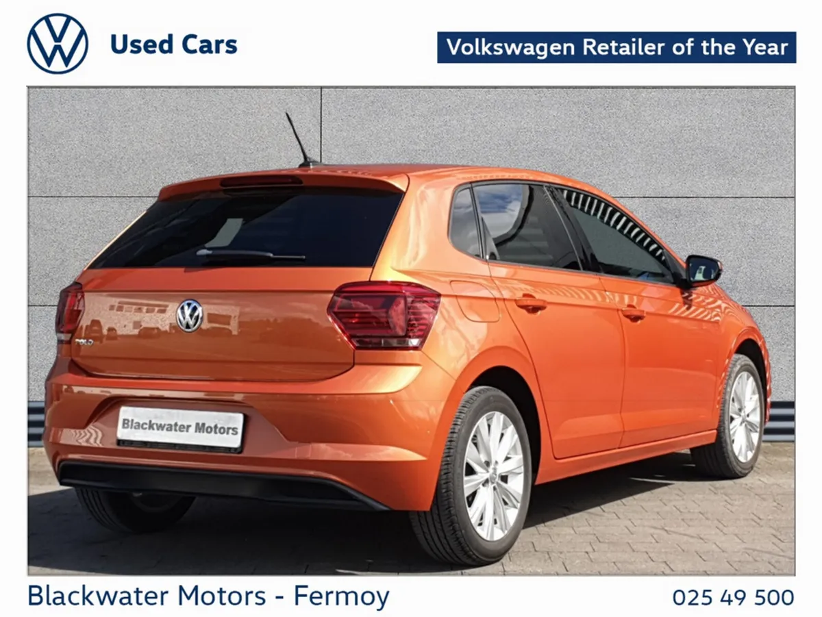 Volkswagen Polo Hatchback, Petrol, 2018, Orange