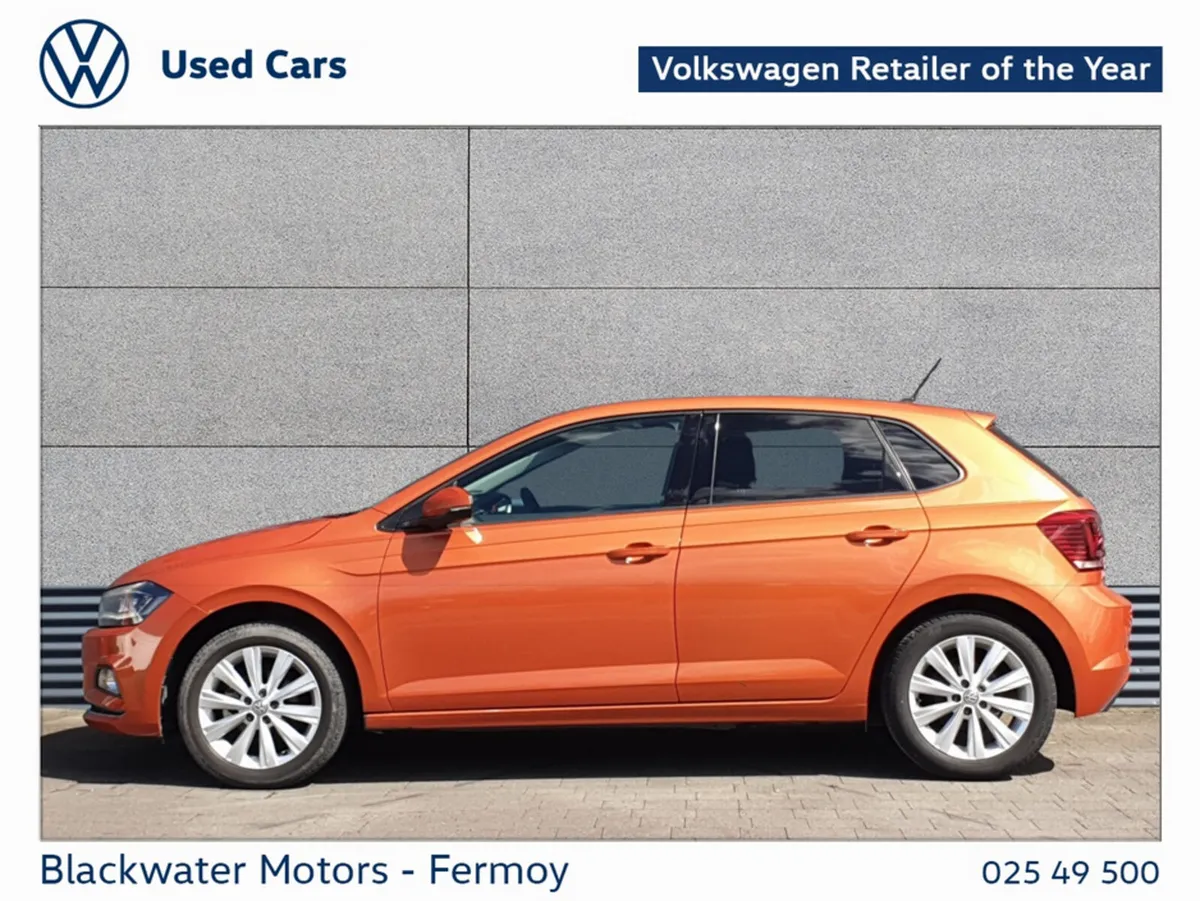 Volkswagen Polo Hatchback, Petrol, 2018, Orange