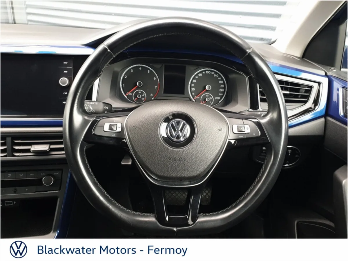 Volkswagen Polo Hatchback, Petrol, 2019, Blue