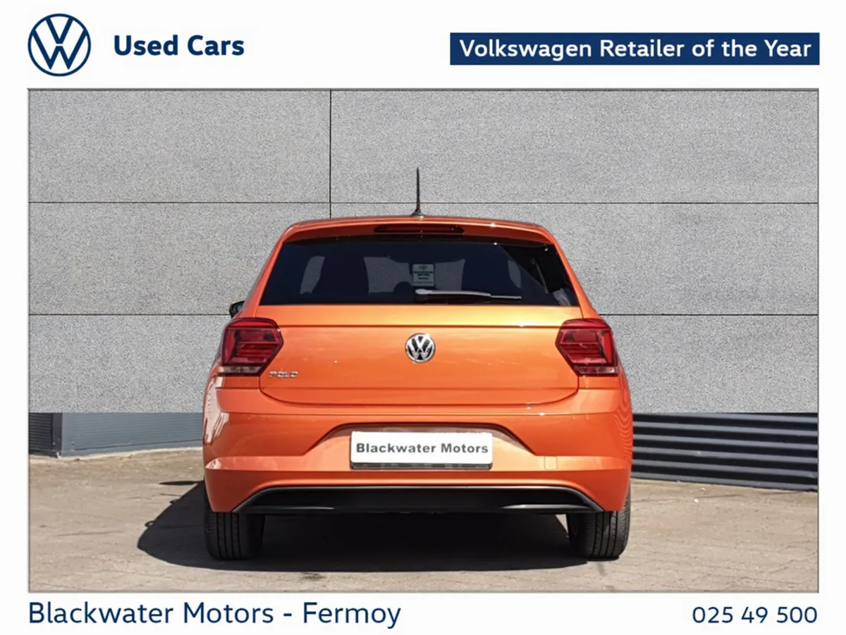 Volkswagen Polo Hatchback, Petrol, 2018, Orange