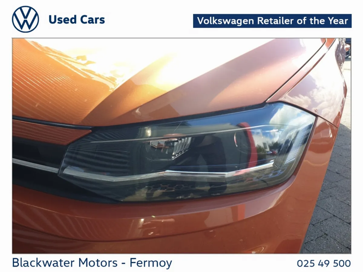 Volkswagen Polo Hatchback, Petrol, 2018, Orange