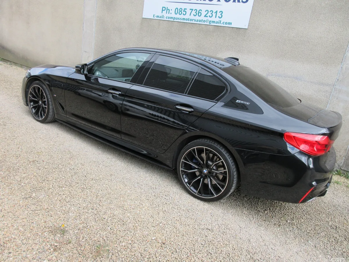 BMW 5-Series Saloon, Petrol Plug-in Hybrid, 2018, Black