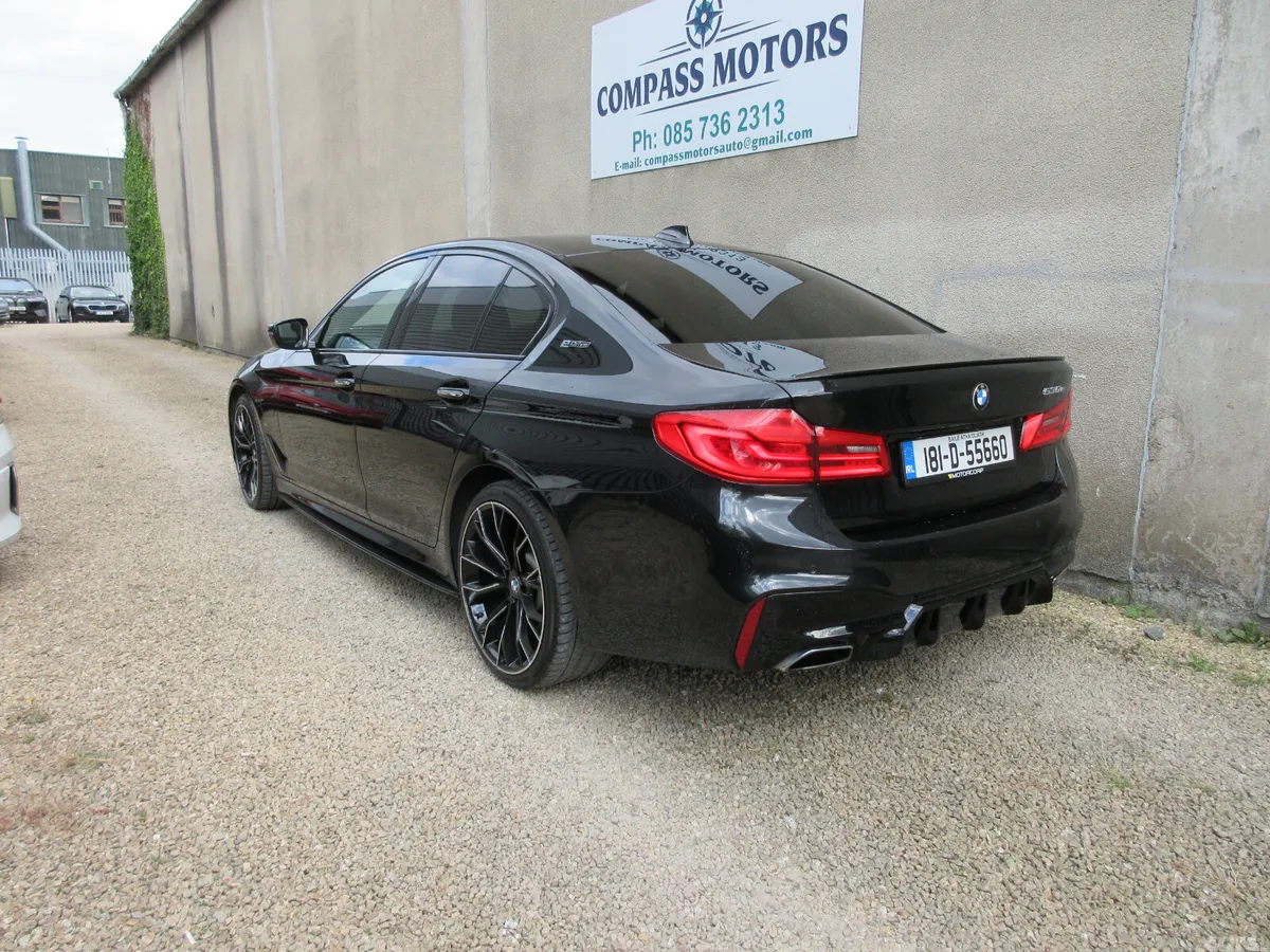BMW 5-Series Saloon, Petrol Plug-in Hybrid, 2018, Black