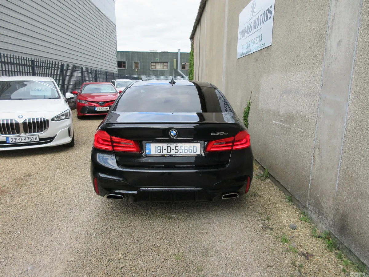BMW 5-Series Saloon, Petrol Plug-in Hybrid, 2018, Black