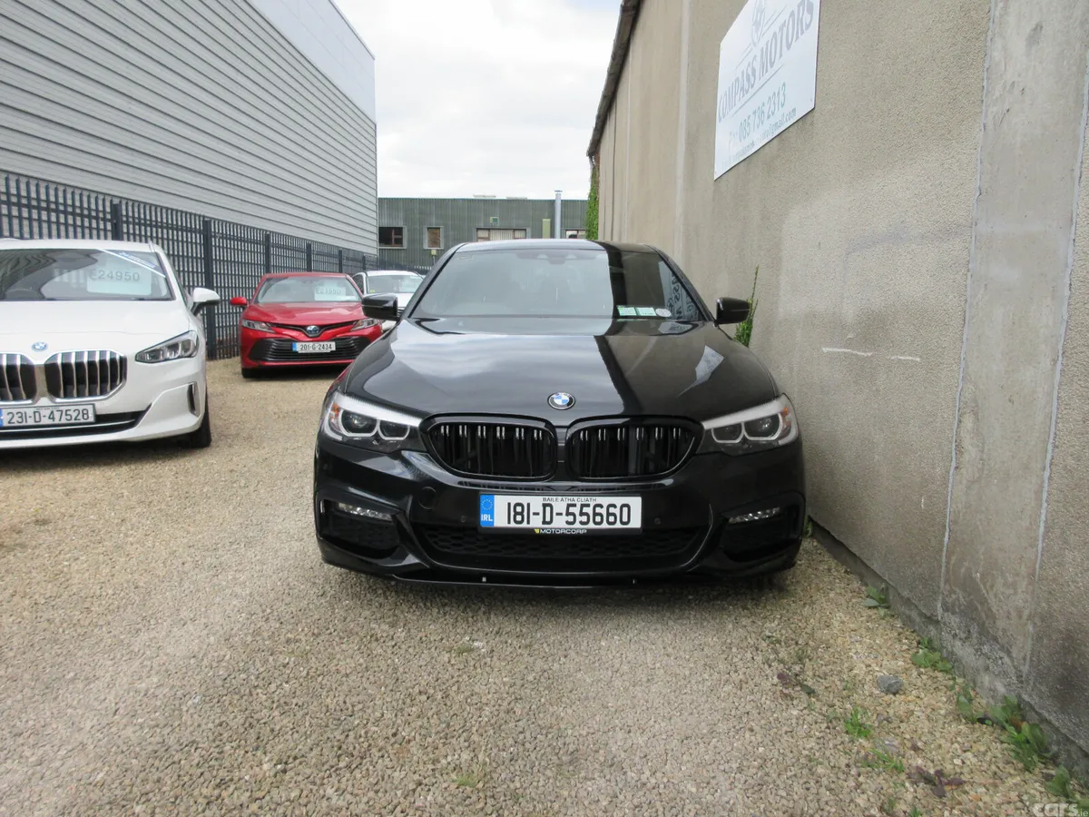 BMW 5-Series Saloon, Petrol Plug-in Hybrid, 2018, Black