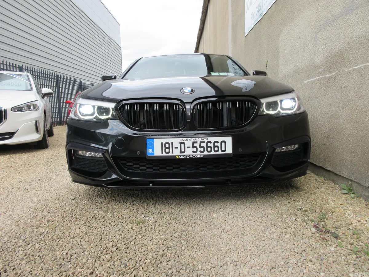 BMW 5-Series Saloon, Petrol Plug-in Hybrid, 2018, Black