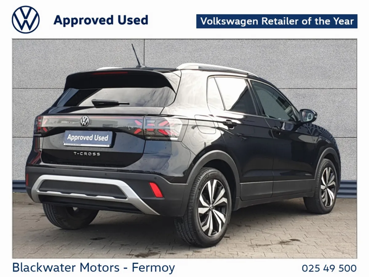 Volkswagen T-Cross SUV, Petrol, 2024, Black
