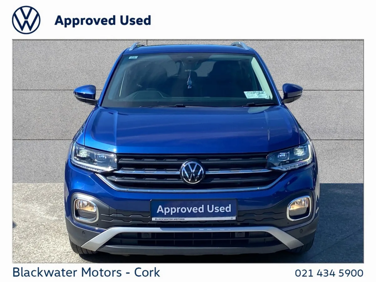 Volkswagen T-Cross SUV, Petrol, 2023, Blue