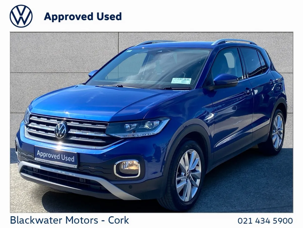 Volkswagen T-Cross SUV, Petrol, 2023, Blue