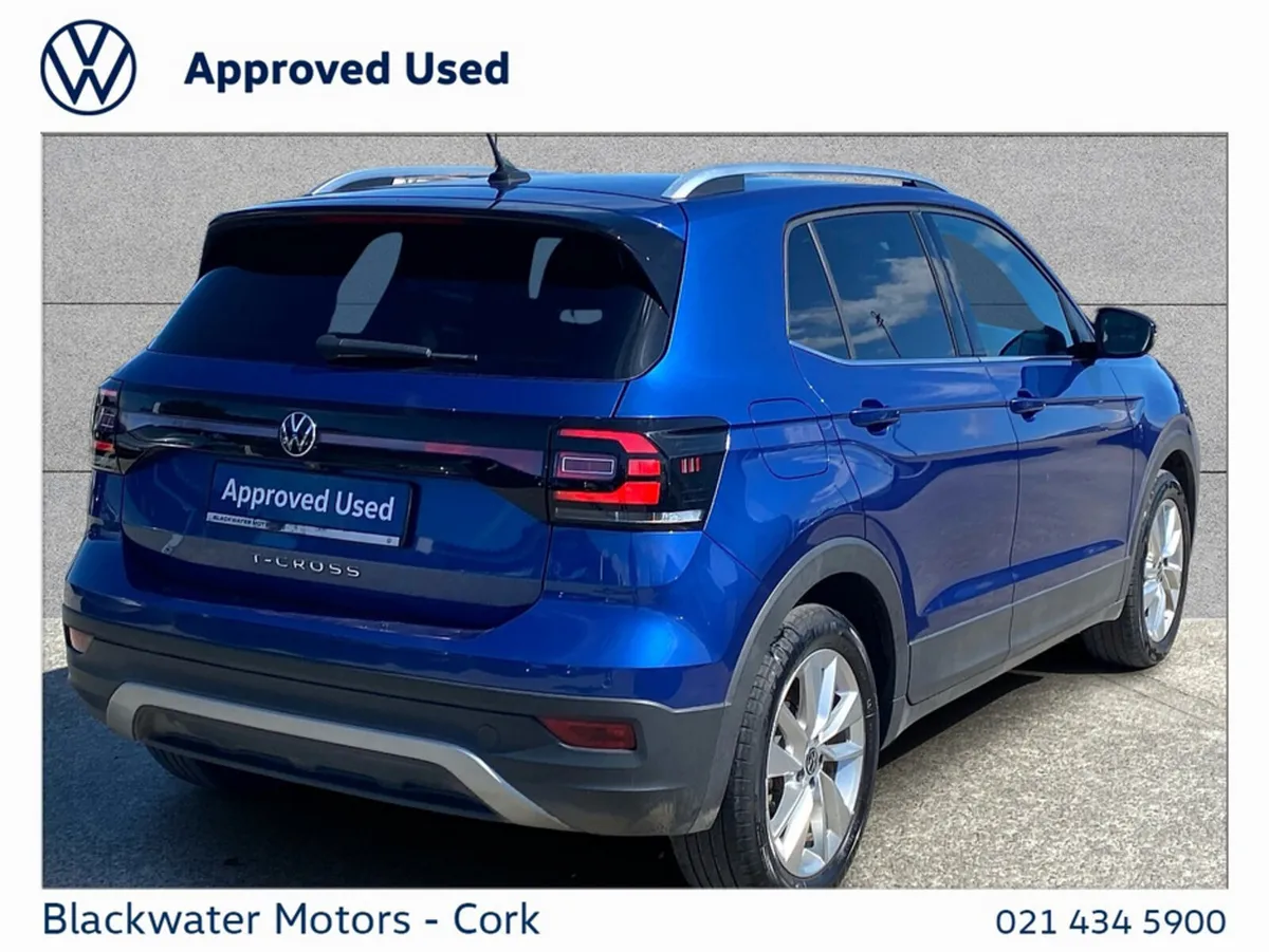 Volkswagen T-Cross SUV, Petrol, 2023, Blue
