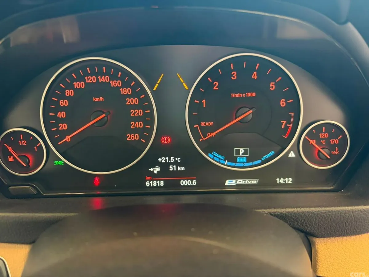 BMW 3-Series Saloon, Petrol Plug-in Hybrid, 2016, Black