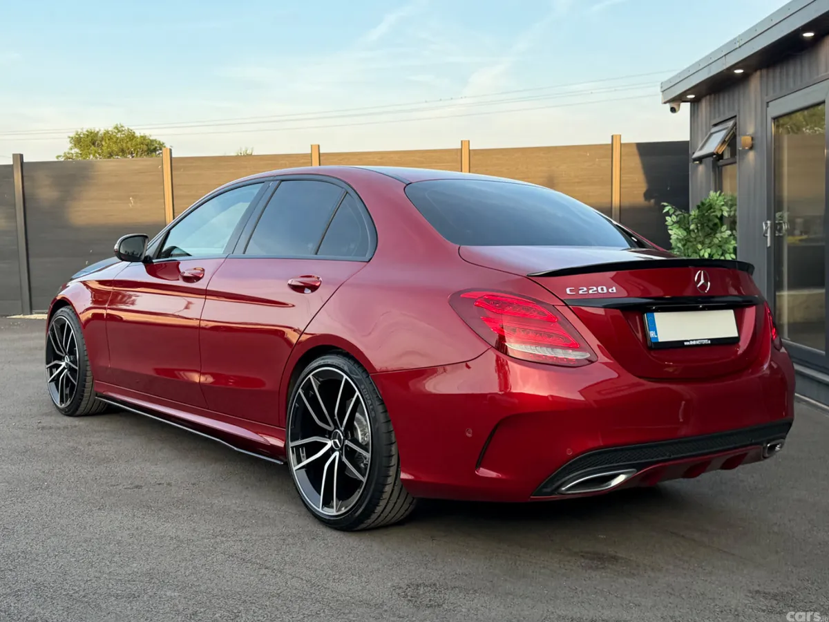 Mercedes-Benz C-Class Saloon, Diesel, 2018, Red
