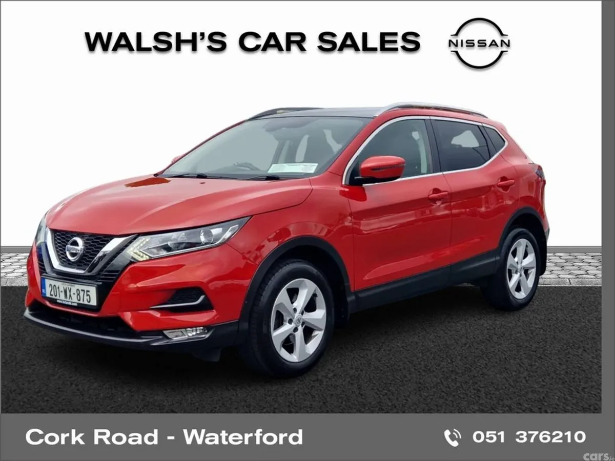 Nissan Qashqai SUV, Petrol, 2020, Red