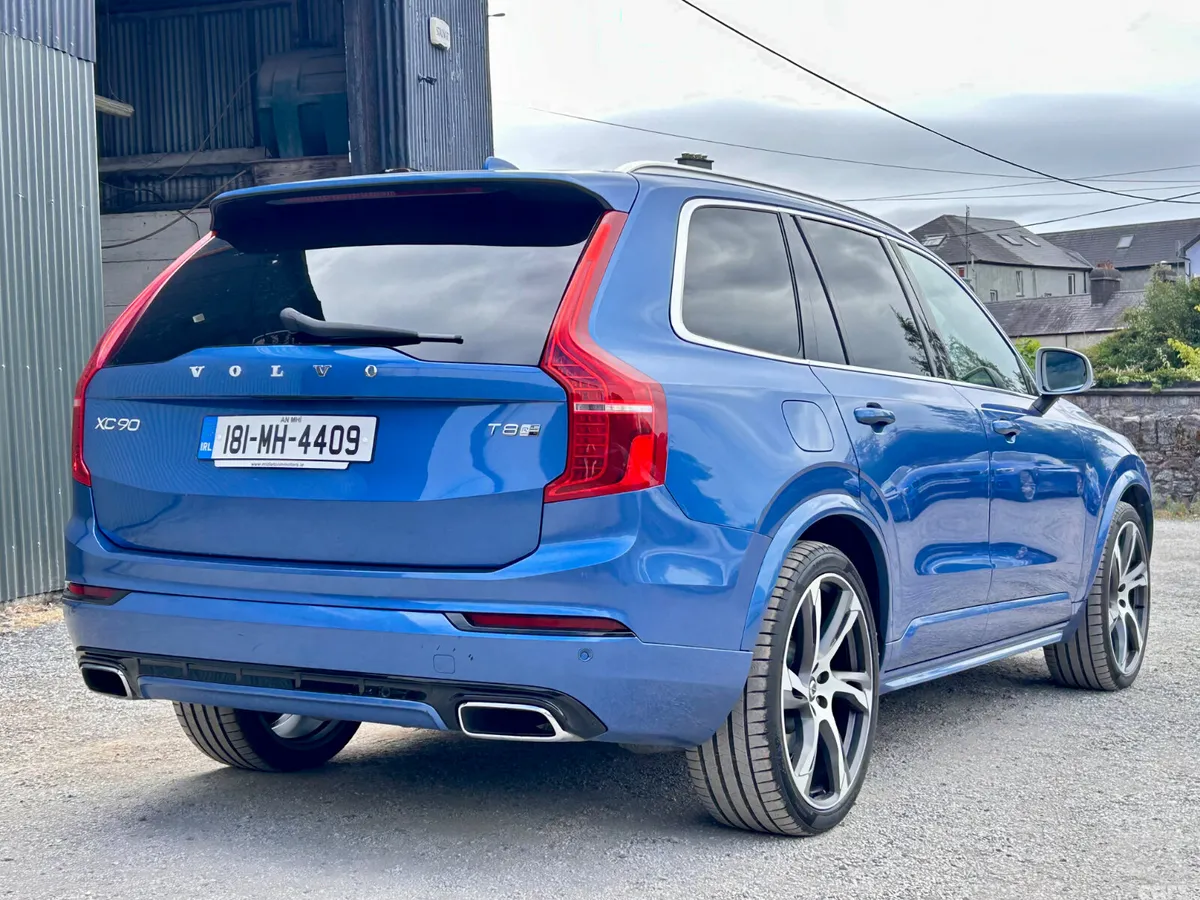 Volvo XC90 SUV, Petrol Plug-in Hybrid, 2018, Blue