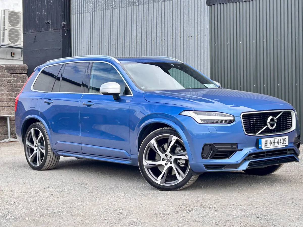 Volvo XC90 SUV, Petrol Plug-in Hybrid, 2018, Blue