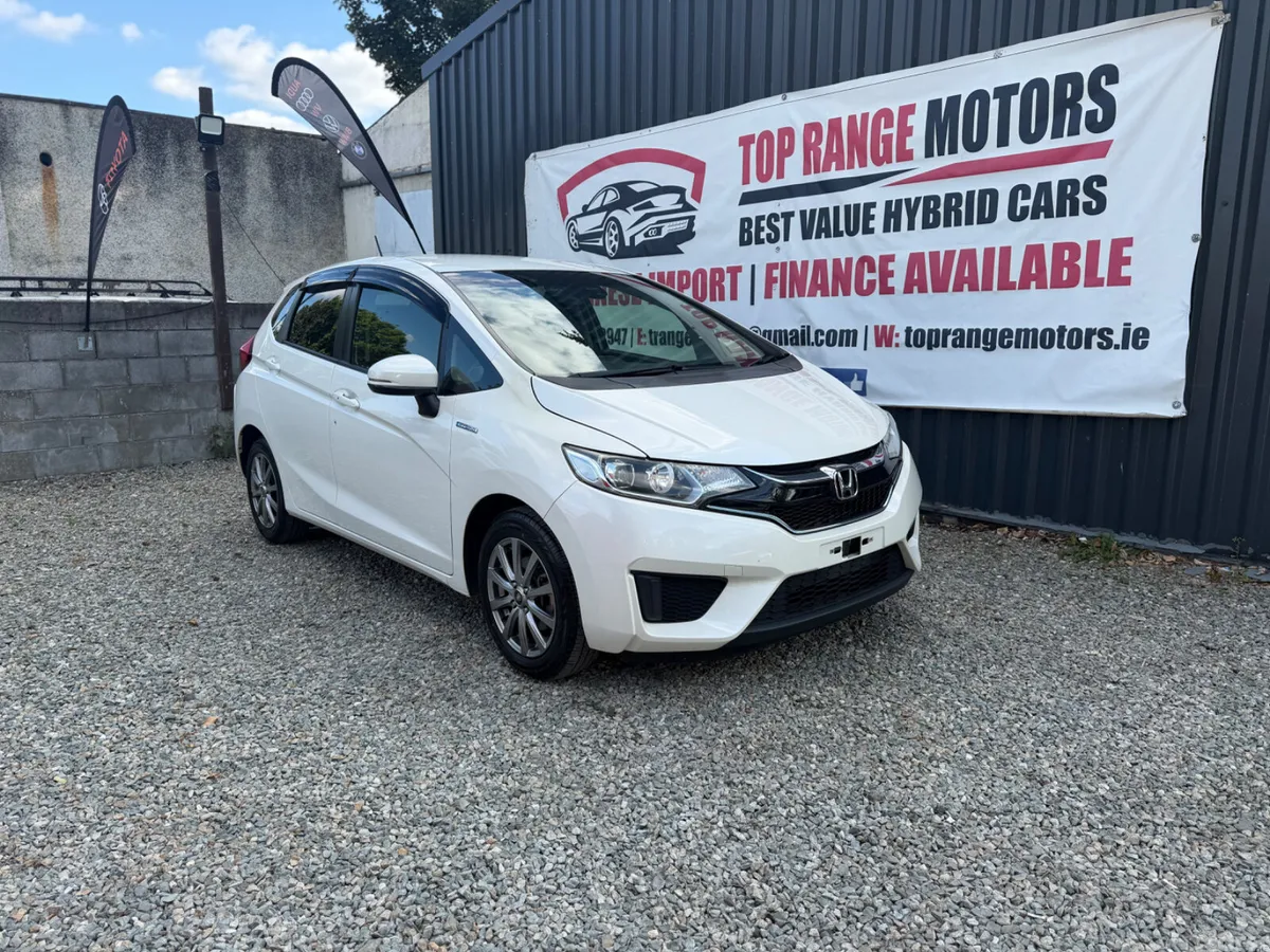 Honda Fit Hatchback, Petrol Hybrid, 2017, White