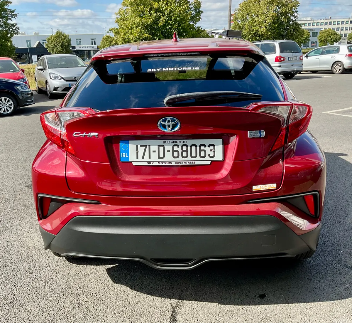 Toyota C-HR Hatchback, Petrol Hybrid, 2017, Red