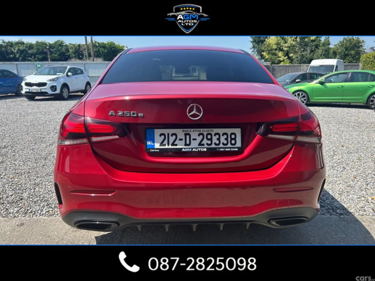 Mercedes-Benz A-Class Saloon, Petrol Plug-in Hybrid, 2021, Red