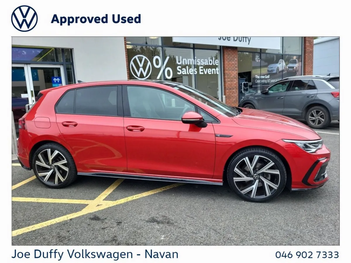 Volkswagen Golf Estate, Petrol, 2023, Red