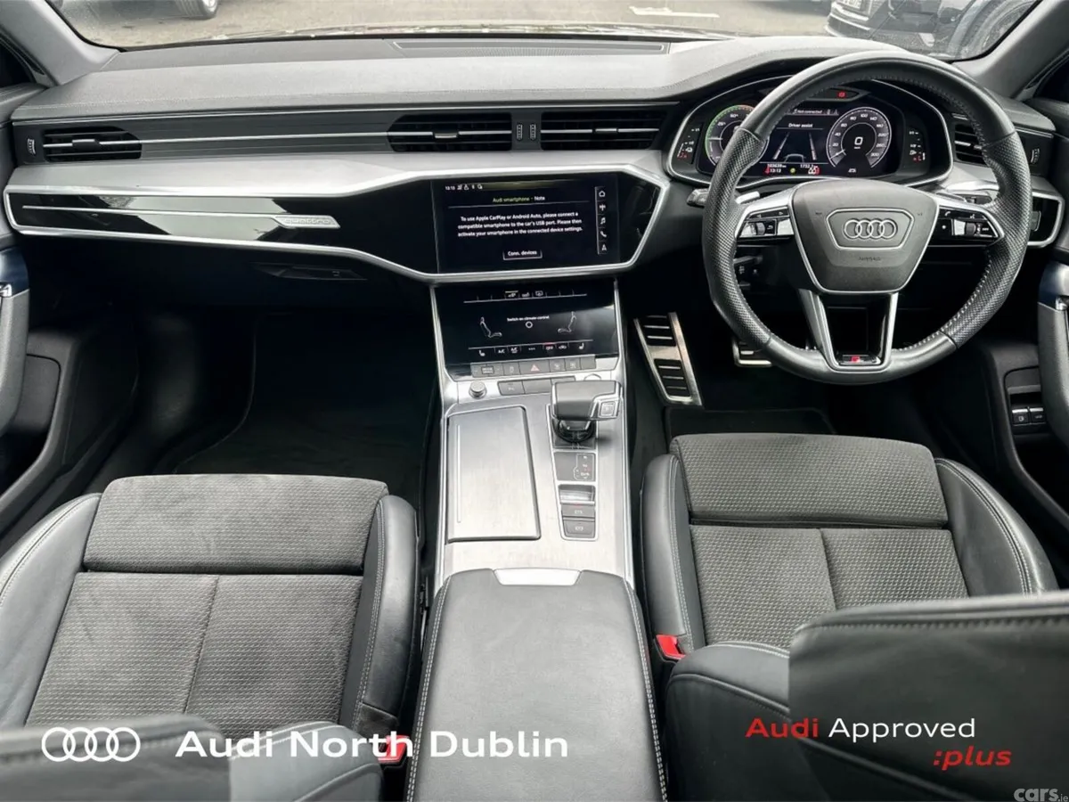 Audi A6 Saloon, Petrol Plug-in Hybrid, 2021, Black