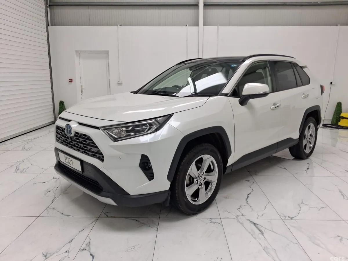 Toyota RAV4 Estate, Petrol Hybrid, 2021, White