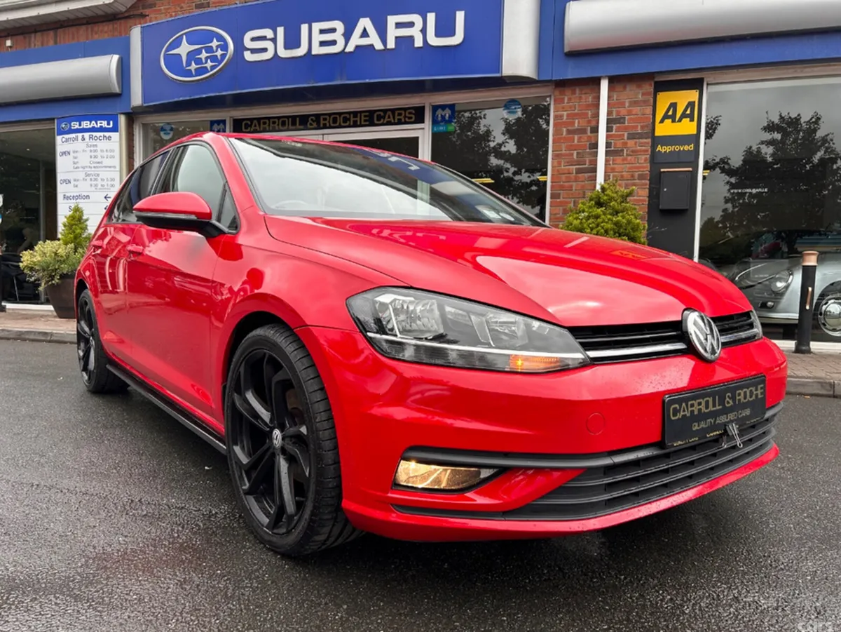 Volkswagen Golf Hatchback, Petrol, 2019, Red