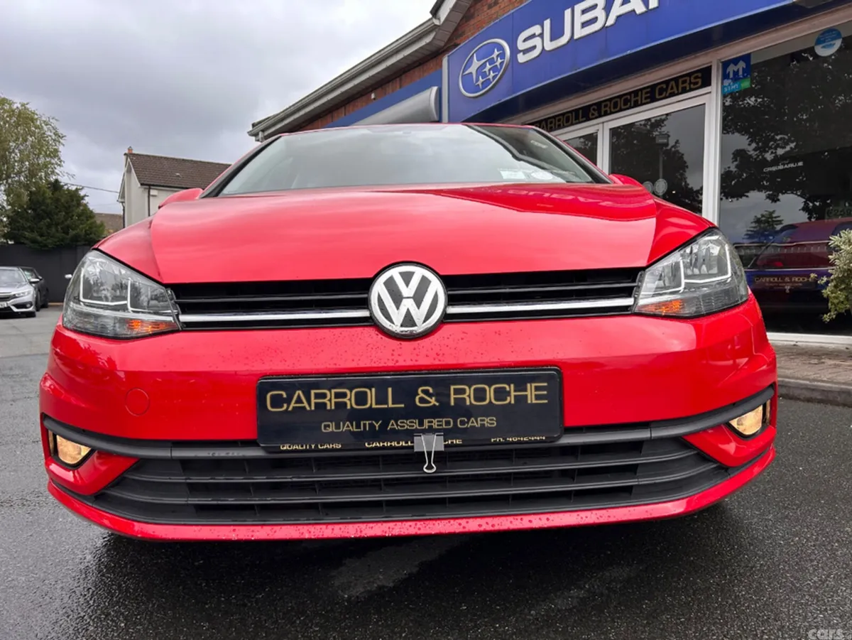 Volkswagen Golf Hatchback, Petrol, 2019, Red