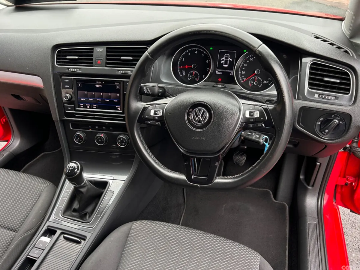 Volkswagen Golf Hatchback, Petrol, 2019, Red