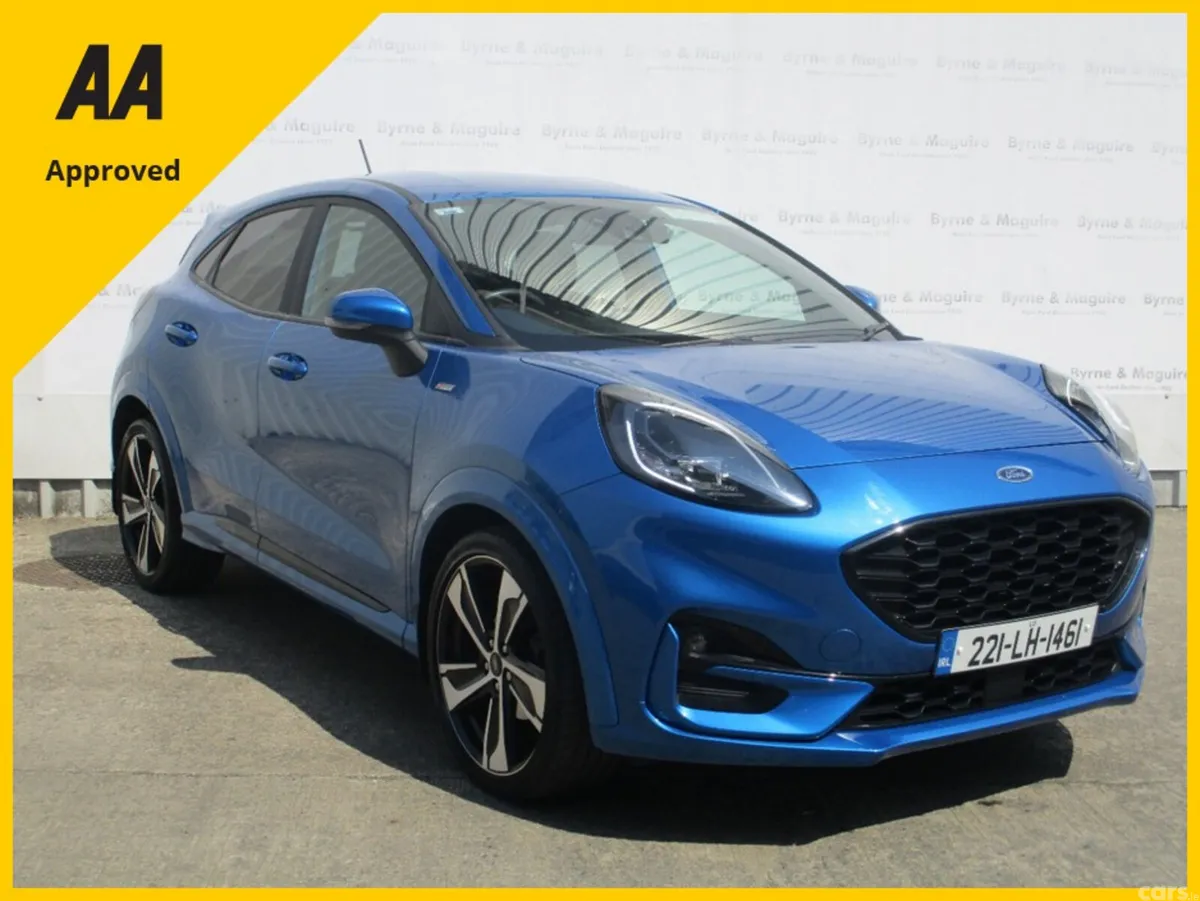 Ford Puma MPV, Petrol Hybrid, 2022, Blue