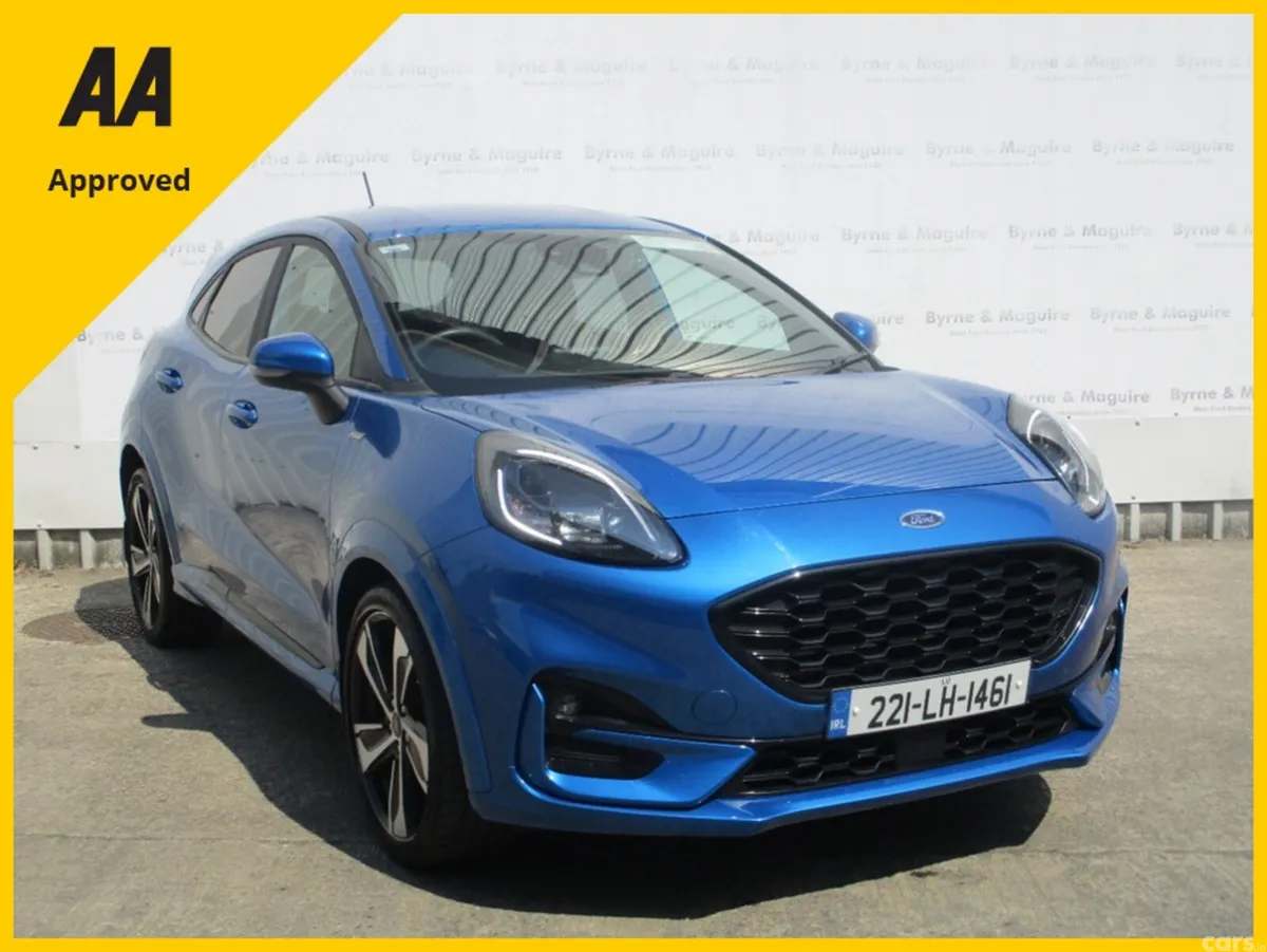 Ford Puma MPV, Petrol Hybrid, 2022, Blue