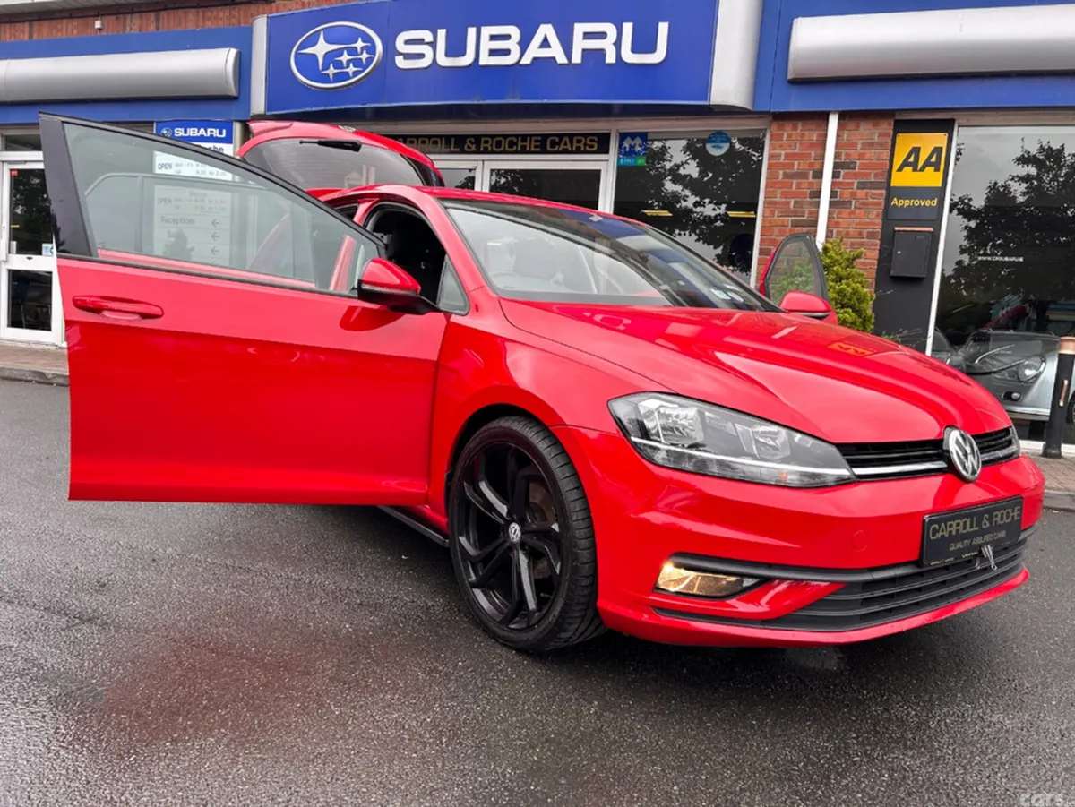 Volkswagen Golf Hatchback, Petrol, 2019, Red