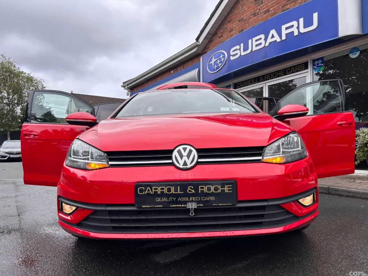 Volkswagen Golf Hatchback, Petrol, 2019, Red