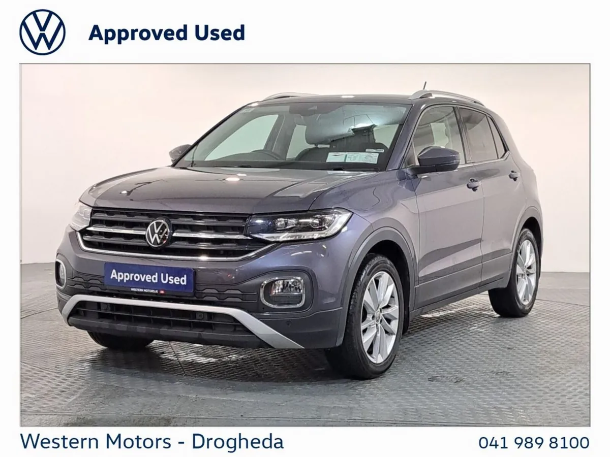 Volkswagen T-Cross SUV, Petrol, 2023, Grey