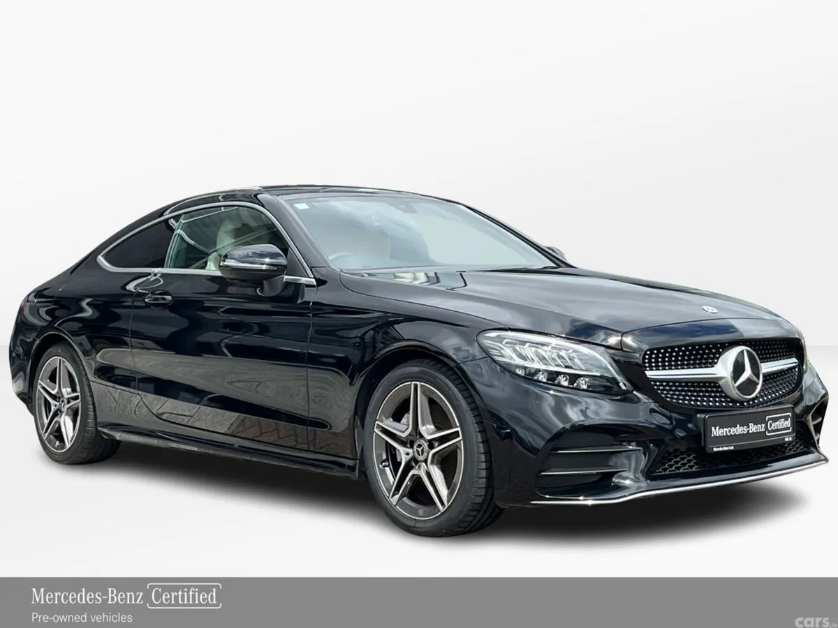 Mercedes-Benz C-Class Coupe, Petrol Hybrid, 2022, Black