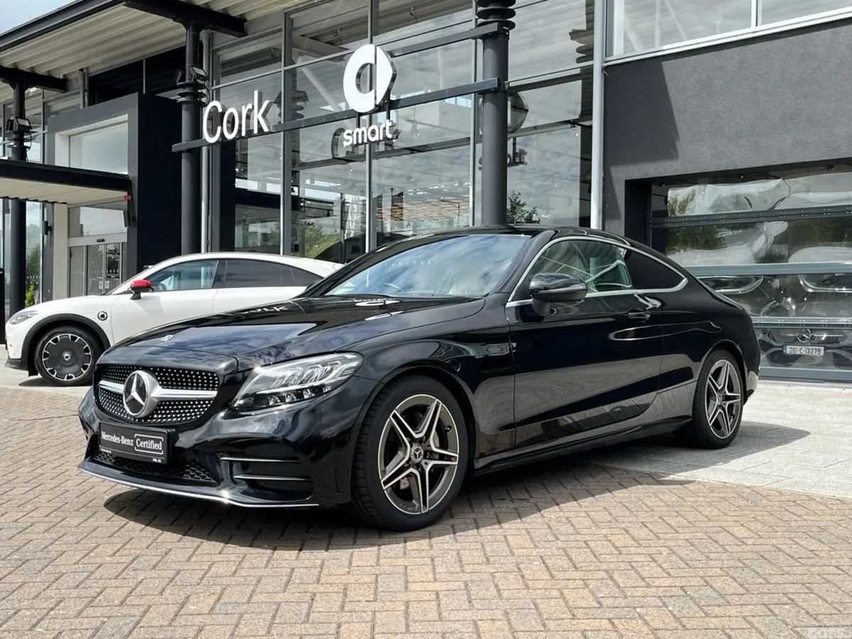Mercedes-Benz C-Class Coupe, Petrol Hybrid, 2022, Black