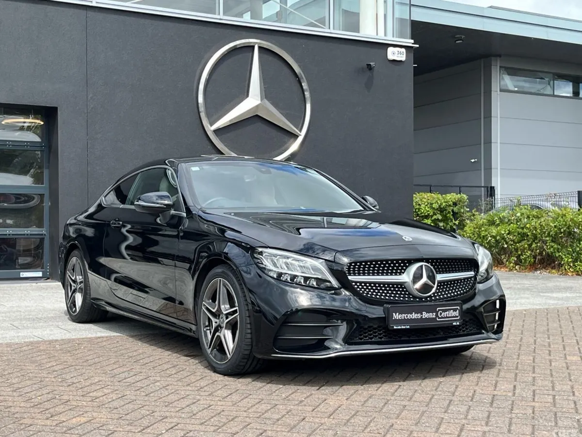 Mercedes-Benz C-Class Coupe, Petrol Hybrid, 2022, Black
