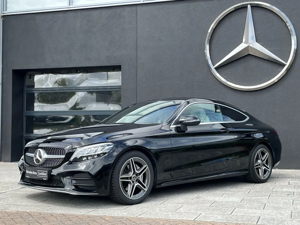 Mercedes-Benz C-Class Coupe, Petrol Hybrid, 2022, Black
