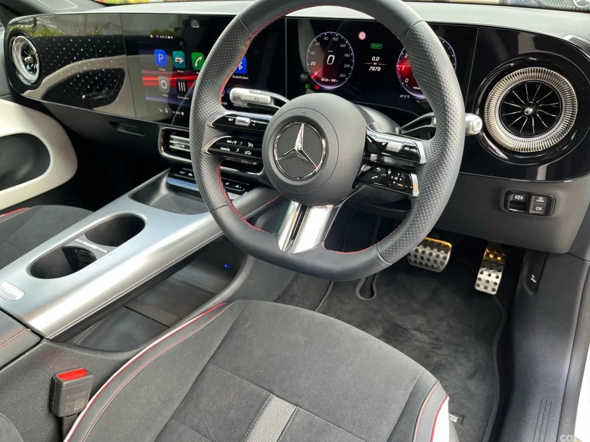 Mercedes-Benz CLA Saloon, Petrol Hybrid, 2026, White