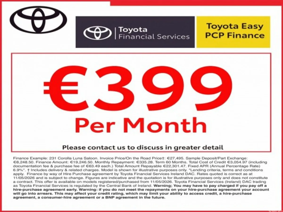 Toyota Corolla Cross SUV, Petrol Hybrid, 2023, Red