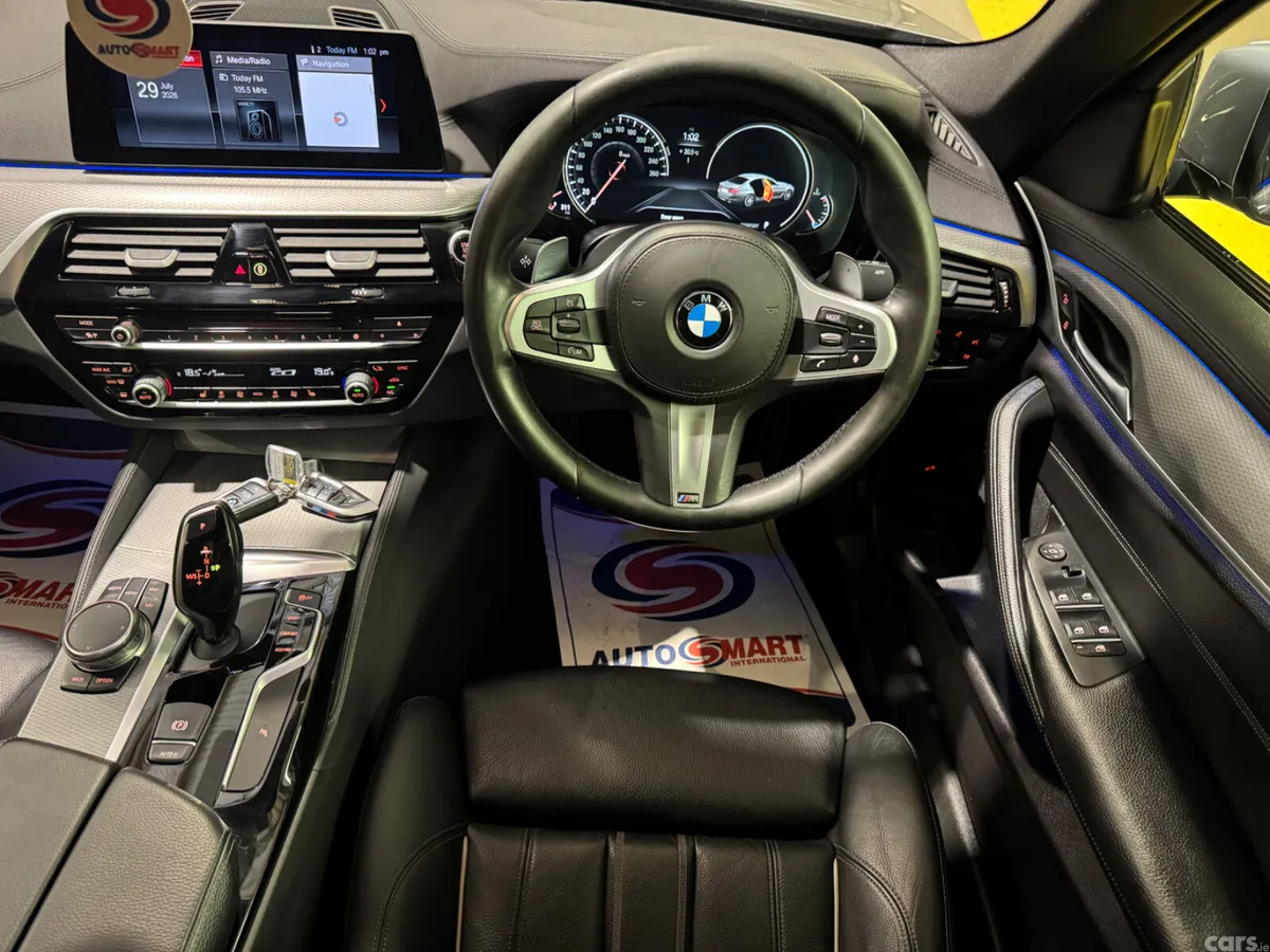 BMW 5-Series Saloon, Diesel, 2017, Blue