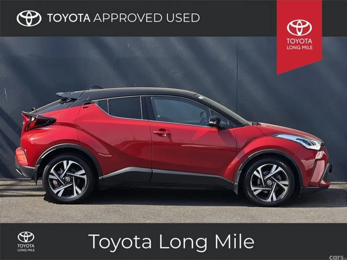 Toyota C-HR SUV, Petrol Hybrid, 2022, Red