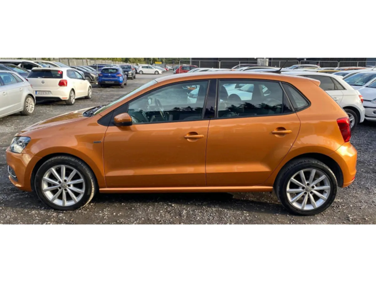 Volkswagen Polo Hatchback, Petrol, 2017, Orange
