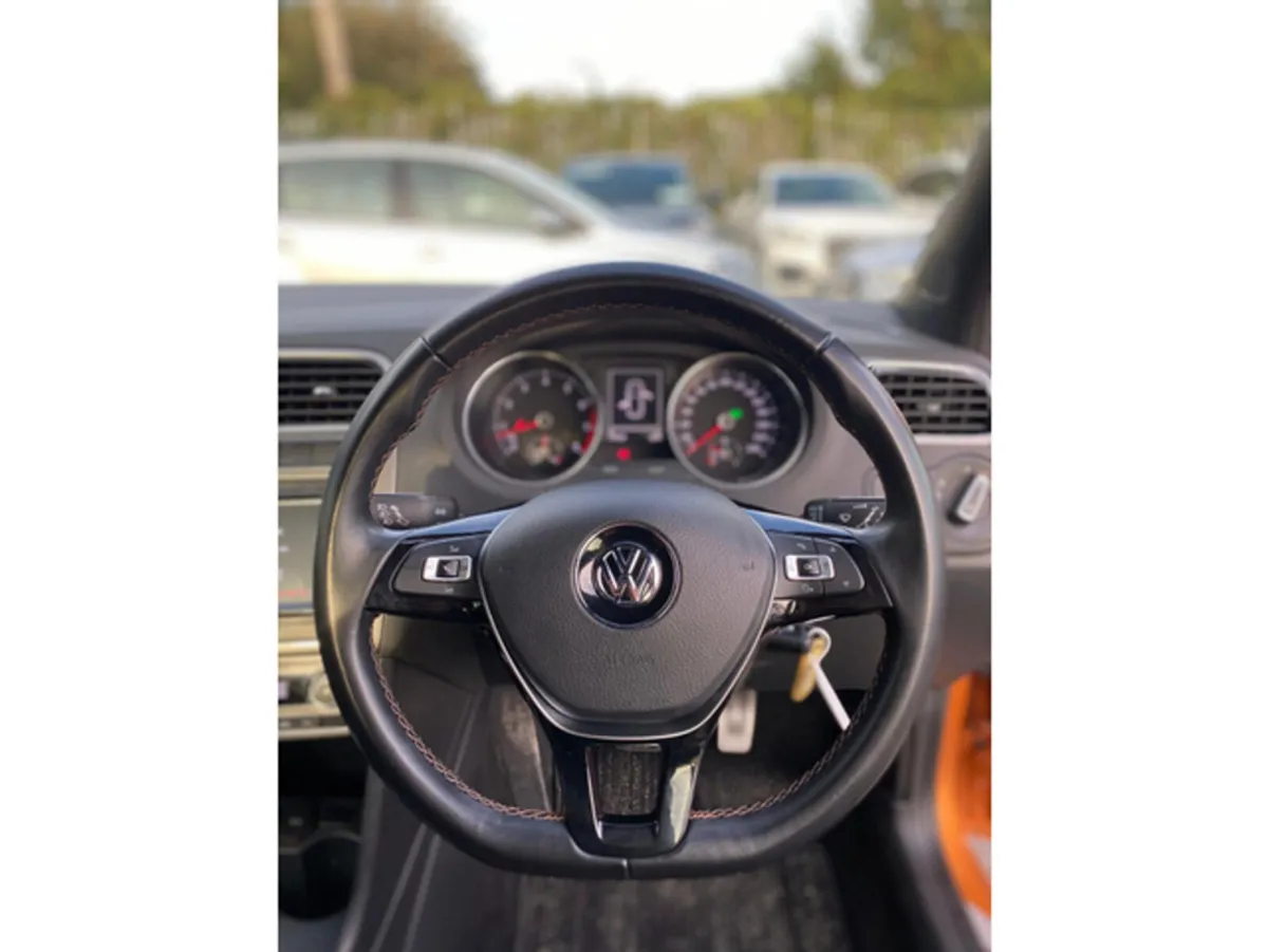 Volkswagen Polo Hatchback, Petrol, 2017, Orange