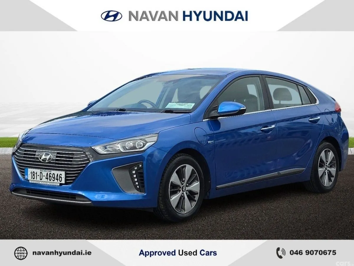 Hyundai IONIQ Hatchback, Petrol Plug-in Hybrid, 2018, Blue
