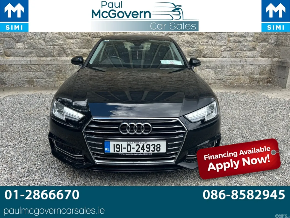 Audi A4 Saloon, Petrol, 2019, Black