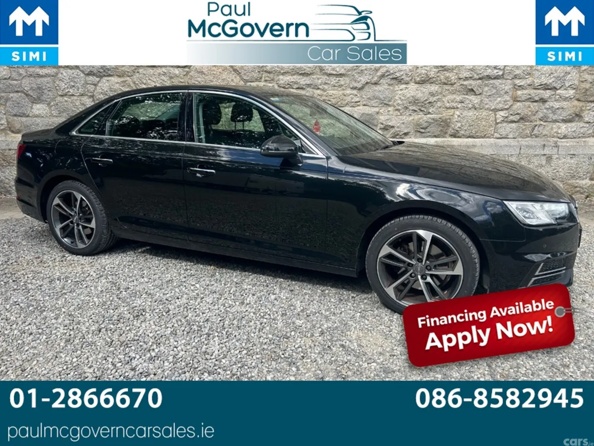Audi A4 Saloon, Petrol, 2019, Black