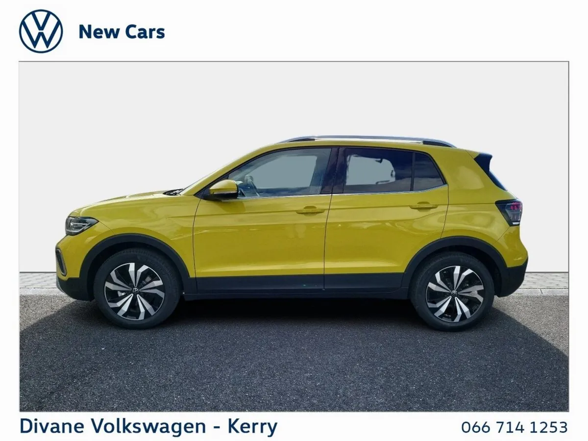 Volkswagen T-Cross SUV, Petrol, 2025, Yellow